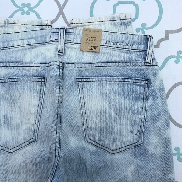 NEW!๐๐CURRENT/ELLIOTT! STILETTO!๐๐28 5/6 27.5โ - Picture 2 of 8